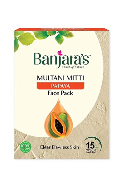 Banjara's ملتاني ميتي مع البابايا - قناع للوجه - بشرة صافية وخالية من العيوب ...