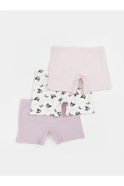 LC Waikiki Kuromi Printed Girls' Boxers 3-Pack