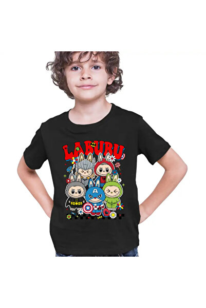OEM Tricou Copii Baieti Labubu Supereroi