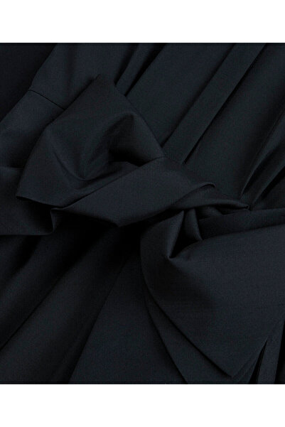 Machka Geniş fiyonklu midi elbise