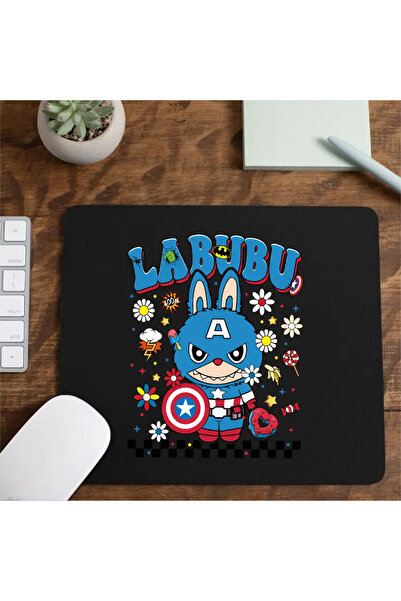 OEM Labubu Captain America Mousepad