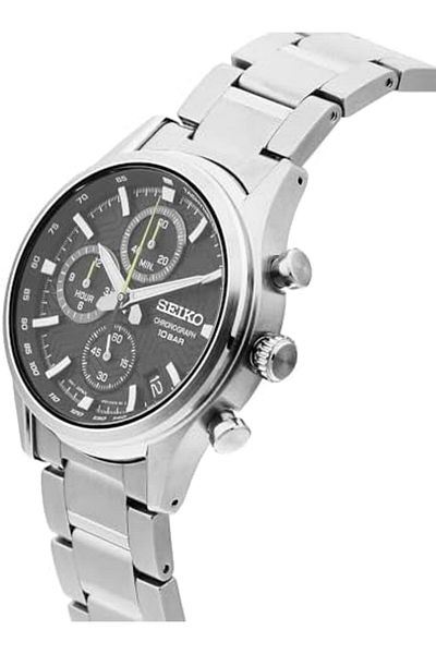 Seiko ساعة سيكو كرونوغراف كوارتز رجالية - SSB419P1