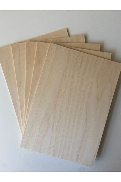mobilreyon 3 Adet Huş Marin Kontraplak , 1.sınıf İthal, 4 mm , A4 boyutunda ,...