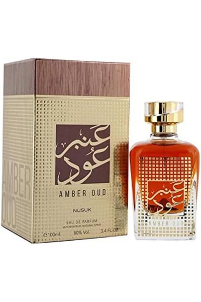 Nusuk No Sok Spray Eau De Parfum, Amber Oud, 34 Ounces, Unisex