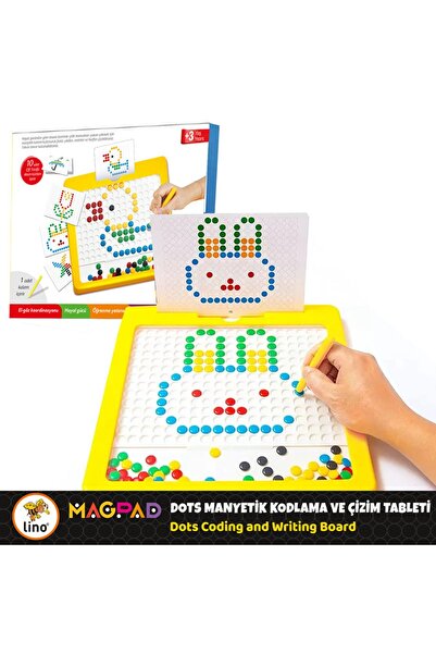 Lino Magpad Dots Manyetik Pad Kodlama Ve Çizim Tableti (ŞABLON KARTLAR DAHİL)