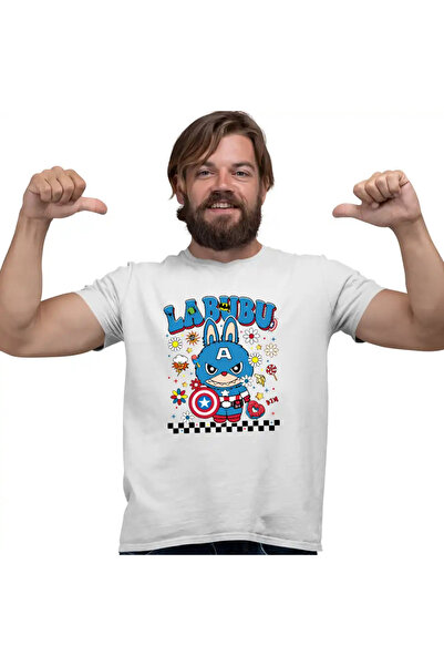 OEM Labubu Captain America Men's T-Shirt
