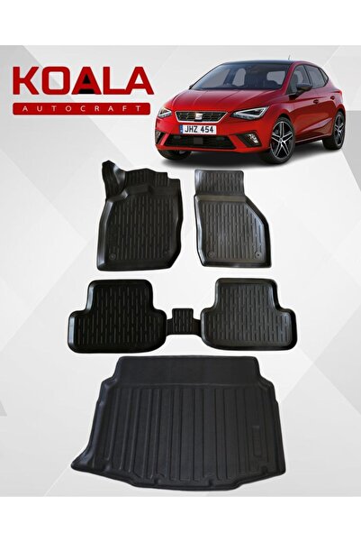 KoalaOtoTekstil Seat İbiza (2022-sonrası) Ile Uyumlu-Araca Özel Paspas Ve Bag...