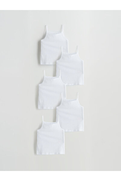 LC Waikiki Create Your Style from Uzg Store |   Square Neck Girls' Tank Top 5-Piece Set