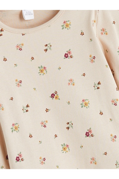 LC Waikiki LCW Kids NEW SEASON Παιδικό μπλουζάκι για κορίτσια με λαιμόκοψη 2 τεμαχίων