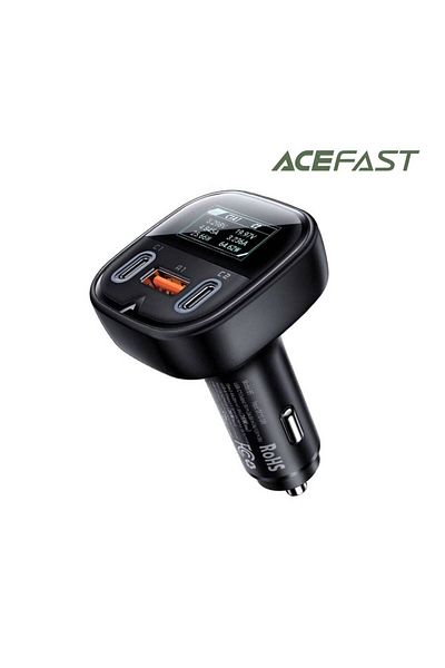 Acefast Type-C to Type-C Cable 100W Aluminum 2m Right Angle - Black