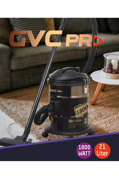 GVC PRO Barrel Vacuum Cleaner 21 Liters 1800 Watts