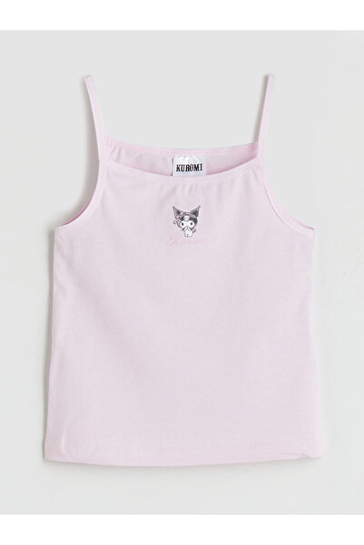 LC Waikiki Sparkling Selections from Shining Store |   Square Neck Kuromi Printed Girls' Undershirt, Pack of 2