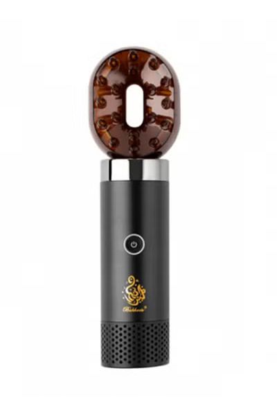 BAKHOOR Portable Electronic Incense Burner with USB Port - Black