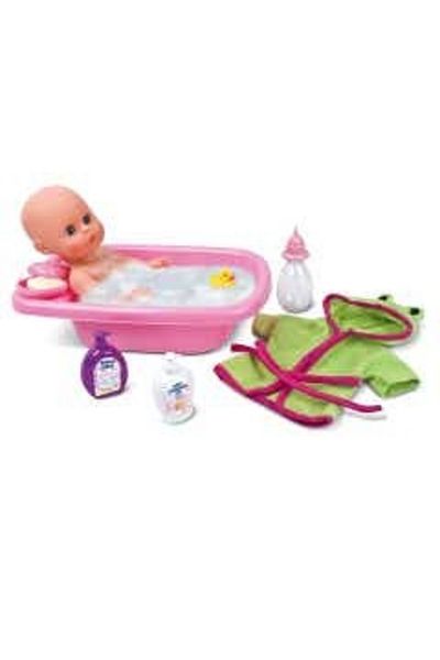 BAMBOLİNA Doll Set with Bathing Tools - 8 Pieces - Age 3+ - BD1839