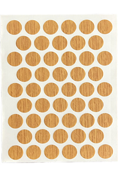 Mobilyap Yapışkanlı Yapıştırma Vida Tapası Tıpası Bambu Vida Kapatıcı Kapağı ...