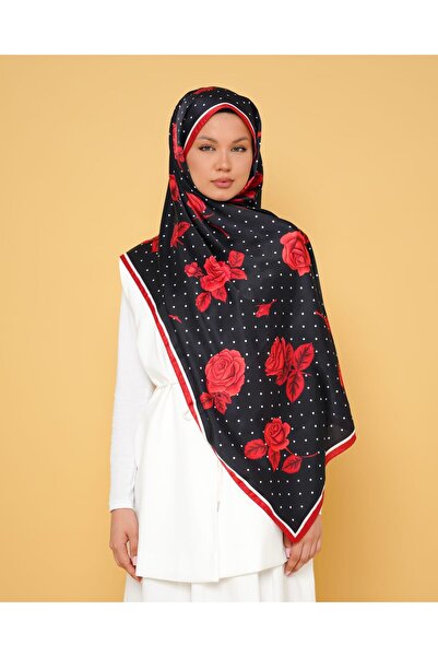 LEİLA SCARF Imported Twil Silk Shawl