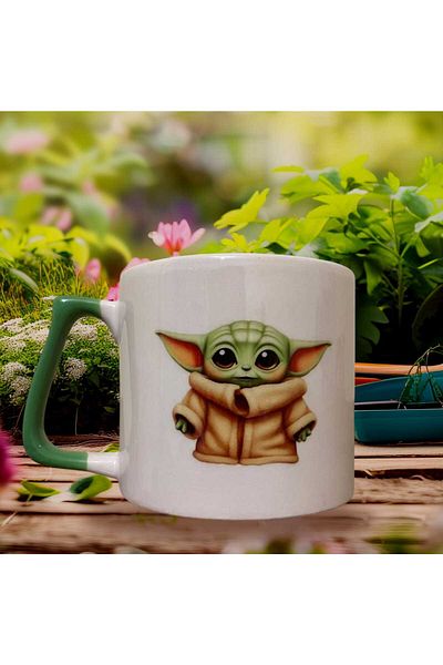 GameFruy Baby Yoda Double Sided Printed Mug - Ceramic Tea, Coffee Gift Cup