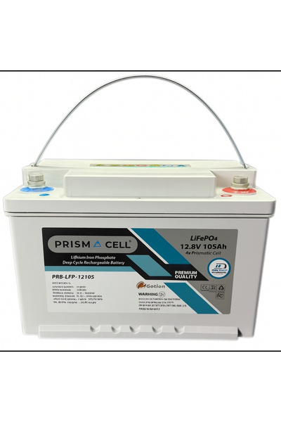 Prisma Cell Prismacell 12.8V 105Ah LiFePO4 Akü | Karavan & Solar