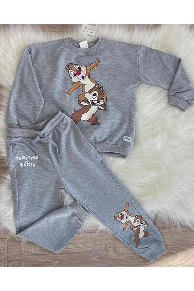 Argün kidss Unisex Squirrel Bottom Top Suit