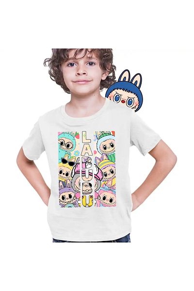 OEM Labubu Cool Party Kids Boys T-Shirt
