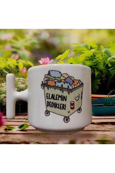 GameFruy Elalemin Says Double Sided Printed Mug - Ceramic Tea, Coffee Gift Cup