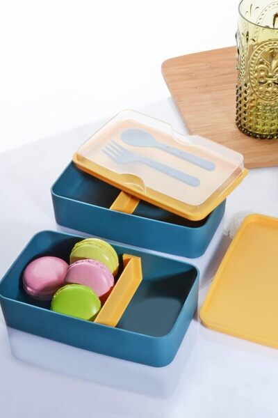 STOREMAX Sellbuyst Diyarı 2-Layer Microwave Compatible Food Storage Container Lunch Box Athlete Student Ok