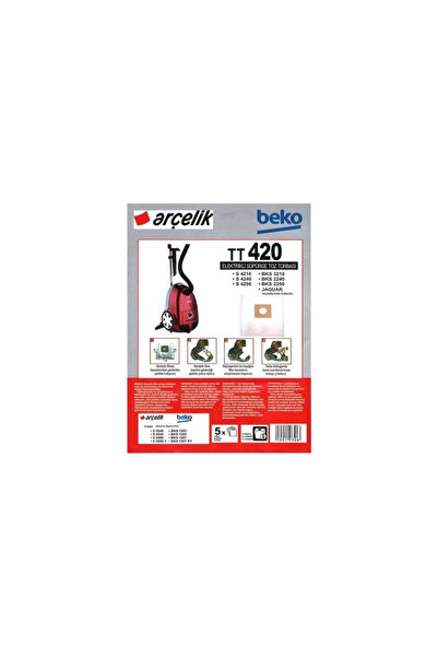 Arçelik TT420 Elektrikli Süpürge Toz Torbası