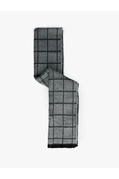 Koton Long Checkered Scarf