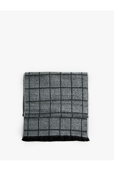 Koton Long Checkered Scarf