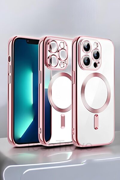 TechTrove iPhone 13 Pro Max Kılıf Kamera Korumalı Sararma Yapmaz Magsafe Şarj...