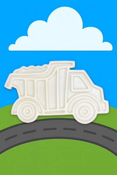 Nobrand Kamyon Figür Boyama Seti – 4 Renk Boya + 1 Fırça | Çocuk Eğitici Hobi...