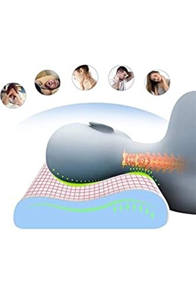 STOREMAX Sellbuyst Orthopedic Visco Neck Pillow Orthopedic Neck Pillow Neck Straightening Intra-Cervical