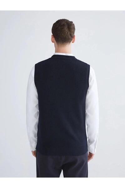 LC Waikiki Standart Kalıp V Yaka Erkek Triko Süveter (W5)