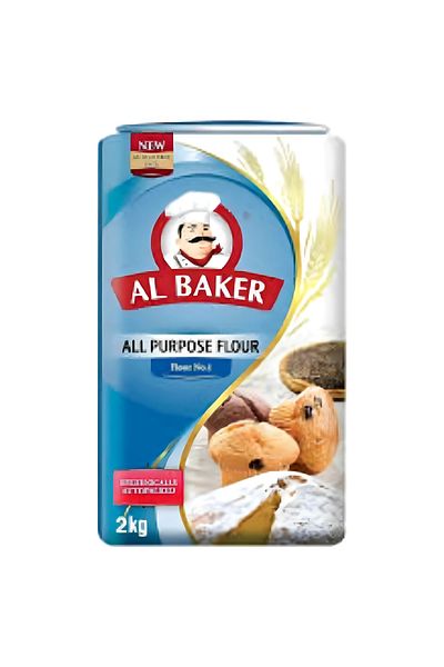 Al Baker دقيق عادي وعطا 2 كجم + 1 كجم