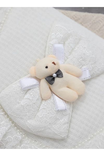 Fun Moment Lace-trimmed newborn tuxedo