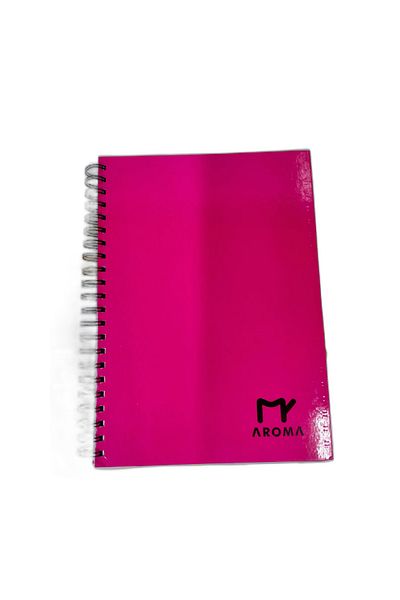Aroma A4 RED SPIRAL SINGLE LINED NOTEBOOK (100 SHEETS), 1 PIECE