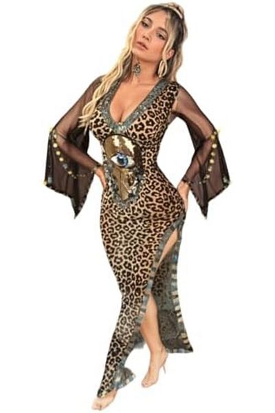 Generic Traditional Dance Jilbab Embellished with Silver Sequins