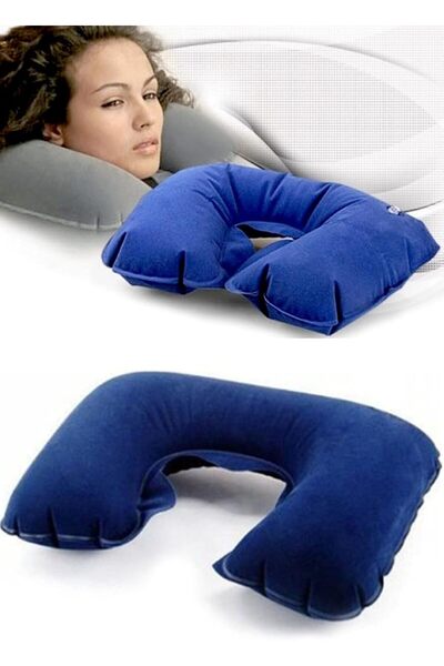 AC BOX Inflatable Orthopedic Travel Neck Pillow Ac Box 861931