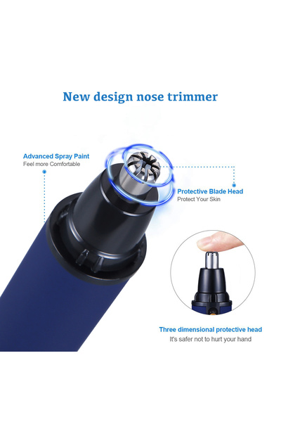 sharpdo SUNHOME Electric Nose Hair Trimmer Black/Gold