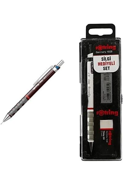 AC BOX Set of Pens (Tikky Versatil 0.7 mm Burgundy and Mechanical Pencil Set White) Ac Box 861931