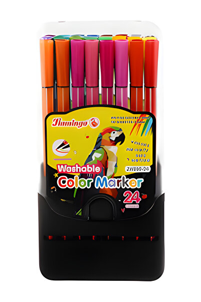 Flamingo WASHBL CLR MARKER 36PCS