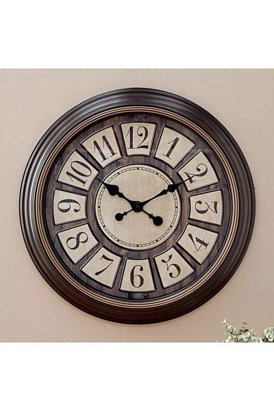 Home Box ساعة حائط ساراتوجا - 56×5 سم