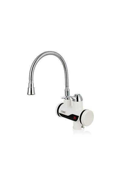 Zilan Ηλεκτρική βρύση Z-Inox ZLN5480 Λευκή, άμεσης θέρμανσης, ισχύς 3000W, αν...