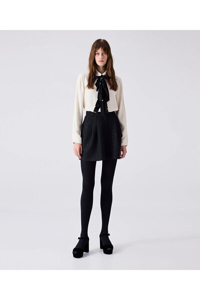 Machka Payetli tüvit şort