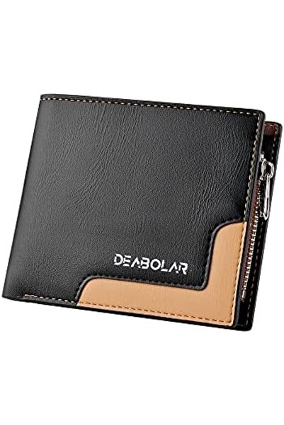 ETG Leather wallets for men, RFID blocking technology, slim multi-card wallet for men with zippered coin