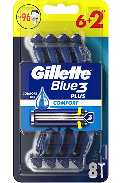 gillete GILLETTE BLUE3 COMFORT MEN'S DISPOSABLE RAZORS : 3 RAZORS