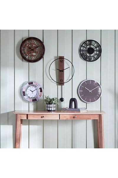 Home Box ساعة حائط ساراتوجا - 30.5×4 سم