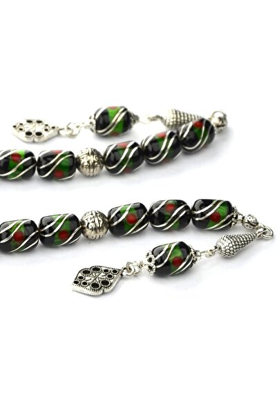 HÜNERTAŞ نموذج كبسولة نافورة مزدوجة معالجة بالجالليث وحجر أولتو زازا مسبحة