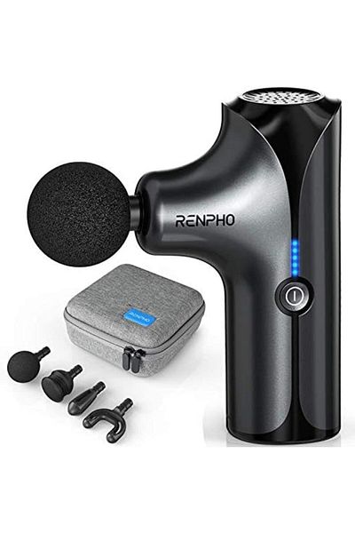 RENPHO مسدس تدليك صغير - جهاز تدليك كهربائي محمول باليد بخمس سرعات