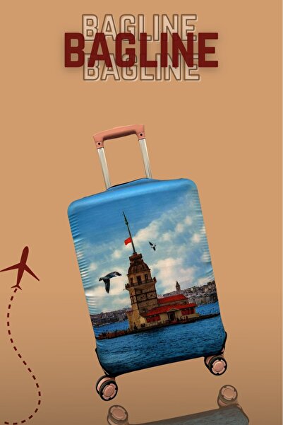 Bagline Lycra Stretch Fabric Travel Printed Ανθεκτική θήκη βαλίτσας και βαλίτσας